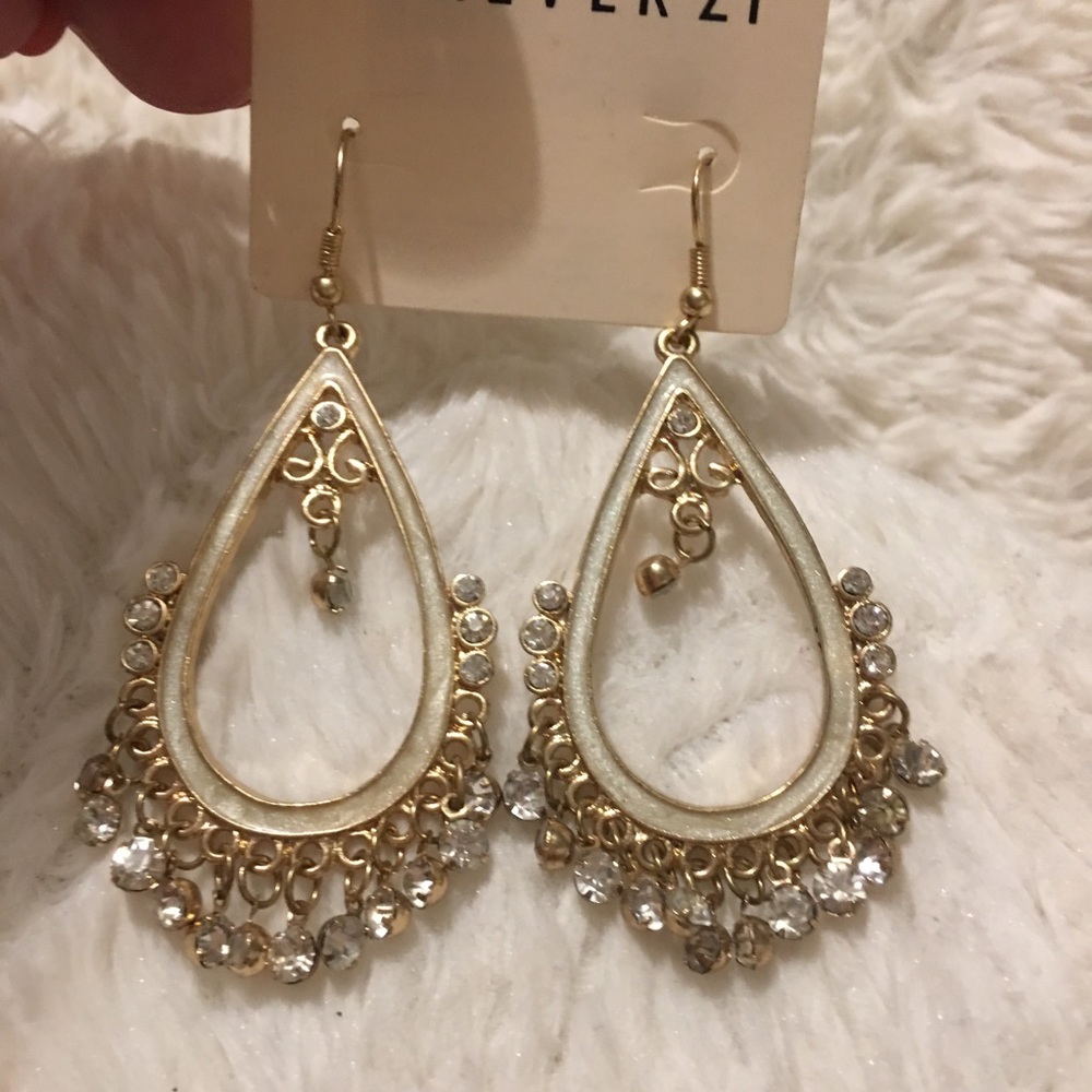 Gold earrings